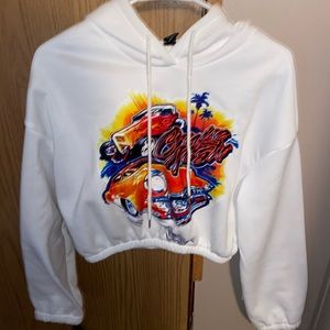 Juniors Small Cropped Hoodie